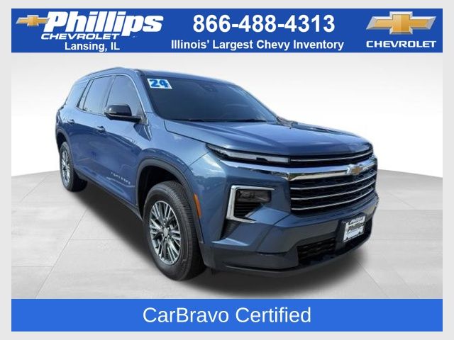 Lakeshore Blue Metallic 2024 Chevrolet Traverse SUV / Crossover Front-Wheel Drive 8-Speed Automatic