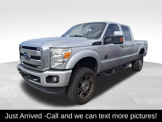 Ingot Silver 2016 Ford F-250 Super Duty Platinum Crew Cab 4WD Pickup Truck Four-Wheel Drive 6-Speed Automatic Overdrive
