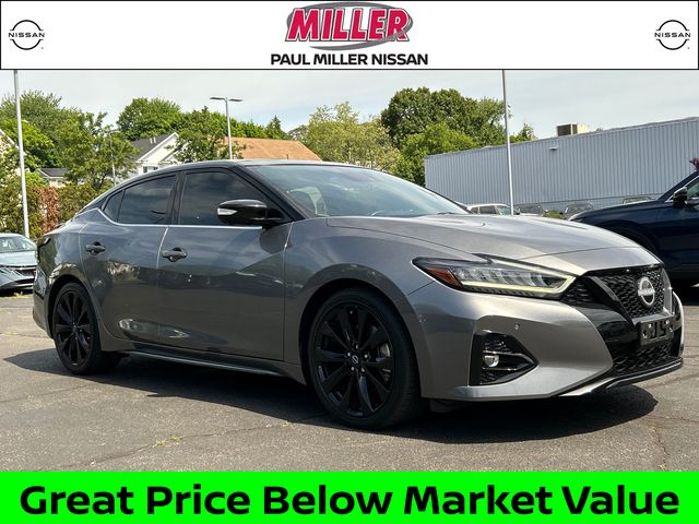 Gray (Gun Metallic) 2023 Nissan Maxima Sedan Front-Wheel Drive Continuously Variable Transmission