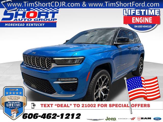 Hydro Blue Pearlcoat 2023 Jeep Grand Cherokee SUV / Crossover Four-Wheel Drive 8-Speed Automatic