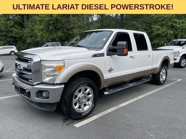 White Platinum Tri-Coat 2013 Ford F-250 Super Duty Pickup Truck Four-Wheel Drive 6-Speed Automatic Overdrive
