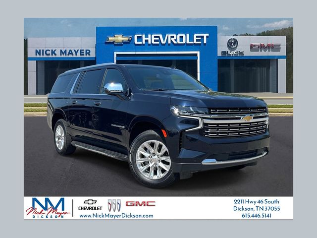 Midnight Blue Metallic 2024 Chevrolet Suburban SUV / Crossover Four-Wheel Drive 10-Speed Automatic
