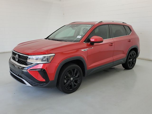 Kings Red Metallic 2023 Volkswagen Taos SUV / Crossover Front-Wheel Drive 8-Speed Automatic