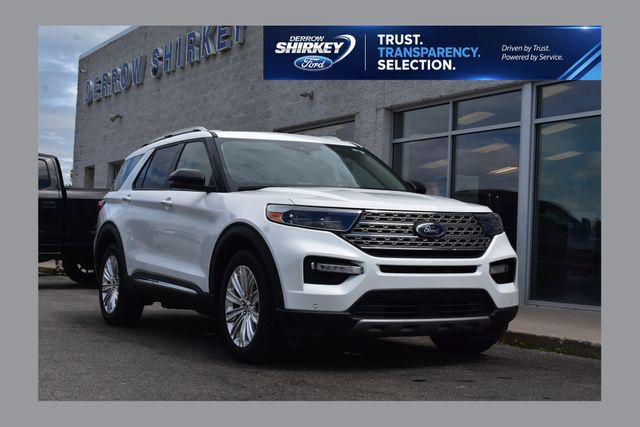 Star White Metallic Tri-Coat 2022 Ford Explorer SUV / Crossover All-Wheel Drive Automatic