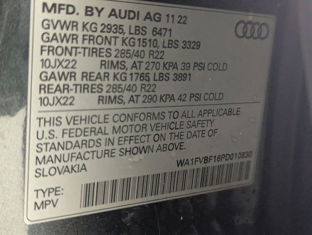 used 2023 Audi Q8 car, priced at $53,481