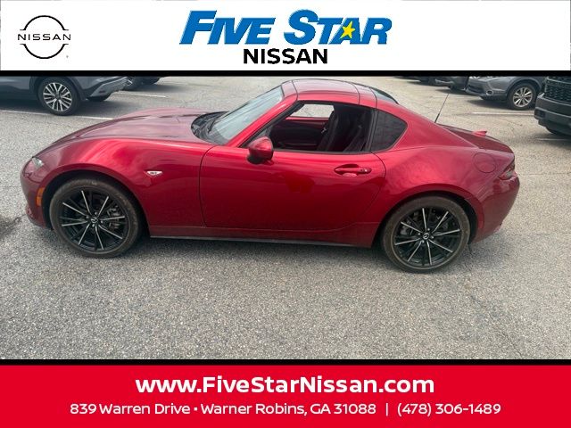 Red Crystal 2024 Mazda MX-5 Miata Convertible Rear-Wheel Drive 6-Speed Manual