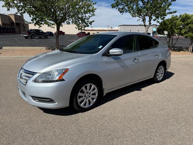 Brilliant Silver Metallic 2013 Nissan Sentra SV Sedan Front-Wheel Drive Continuously Variable Transmission