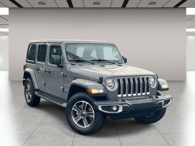 Gray 2023 Jeep Wrangler Sahara 4-Door 4WD SUV / Crossover Four-Wheel Drive 8-Speed Automatic