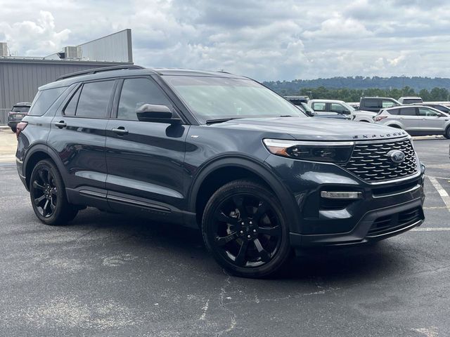 Stone Blue Metallic 2023 Ford Explorer SUV / Crossover Rear-Wheel Drive Automatic