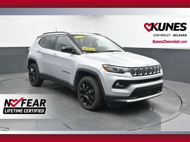 Silver Zynith Metallic Clearcoat 2025 Jeep Compass Limited 4WD SUV / Crossover Four-Wheel Drive 8-Speed Automatic