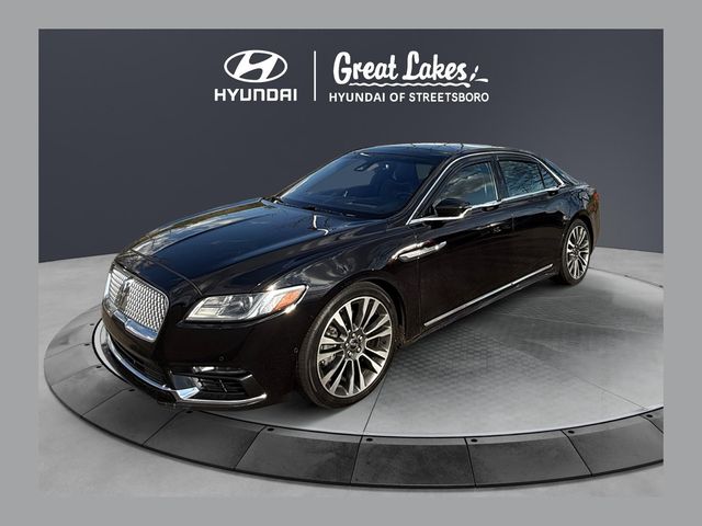 Black Metallic 2019 Lincoln Continental Reserve AWD Sedan All-Wheel Drive 6-Speed Automatic