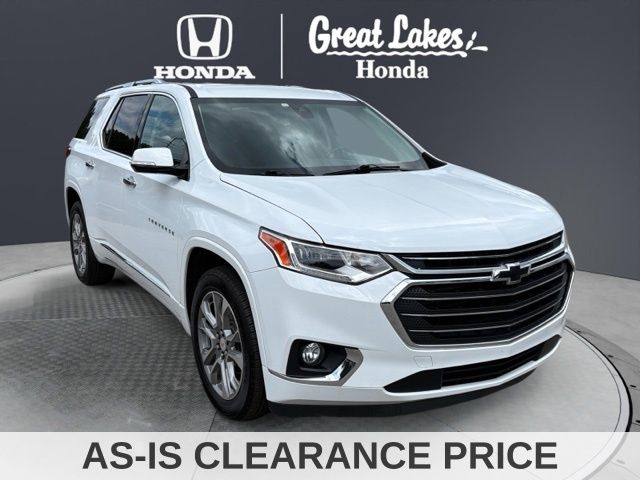 Summit White 2019 Chevrolet Traverse SUV / Crossover Front-Wheel Drive 9-Speed Automatic
