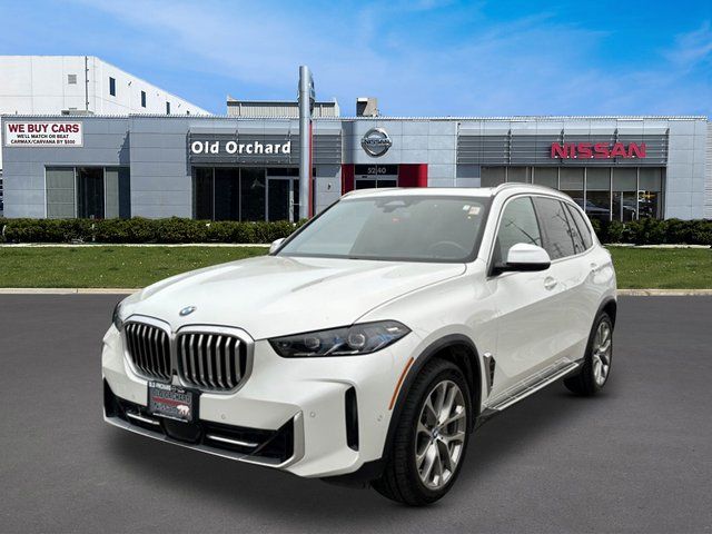White Metallic 2024 BMW X5 xDrive40i AWD SUV / Crossover All-Wheel Drive 8-Speed Automatic