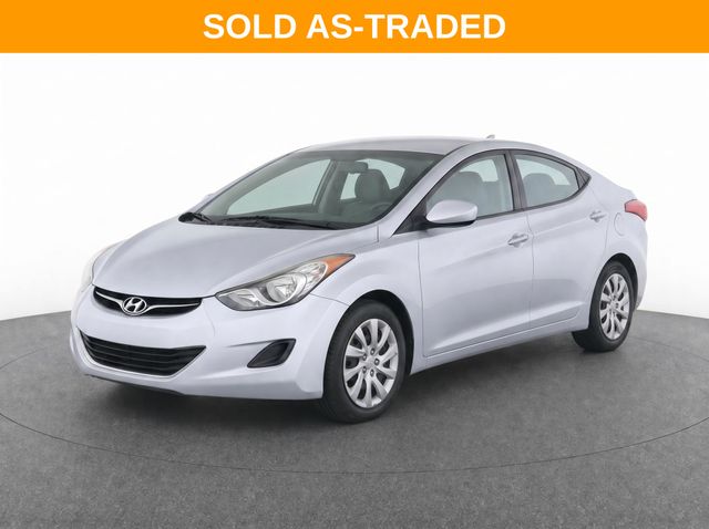 Radiant Silver Metallic 2011 Hyundai Elantra Sedan Front-Wheel Drive 6-Speed Automatic Overdrive