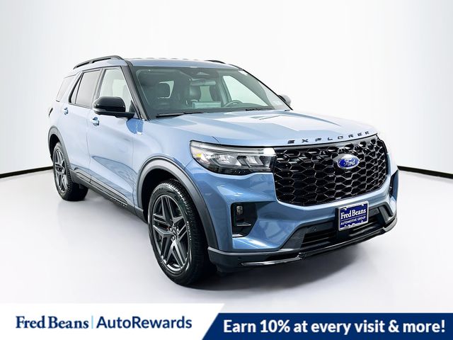 Vapor Blue Metallic 2026 Ford Explorer ST-Line AWD SUV / Crossover All-Wheel Drive Automatic