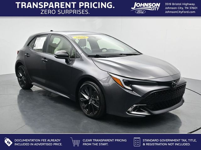 Magnetic Gray Metallic 2026 Toyota Corolla Hatchback Hatchback Front-Wheel Drive Continuously Variable Transmission