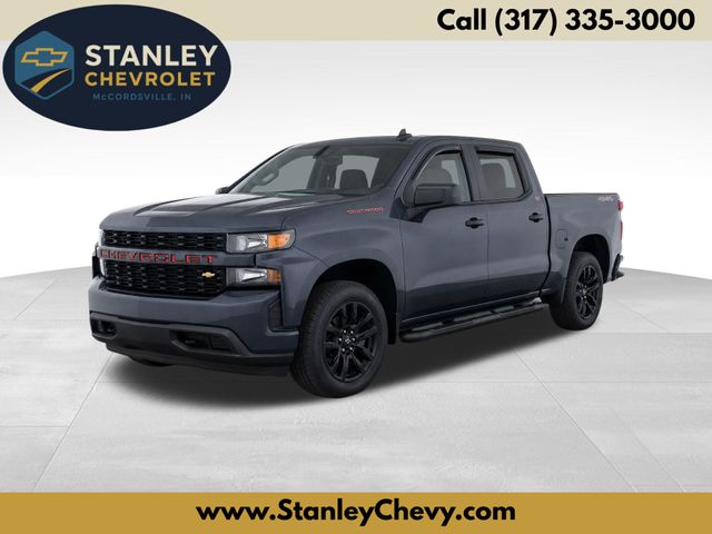 Shadow Gray Metallic 2019 Chevrolet Silverado 1500 Pickup Truck Four-Wheel Drive 6-Speed Automatic Overdrive