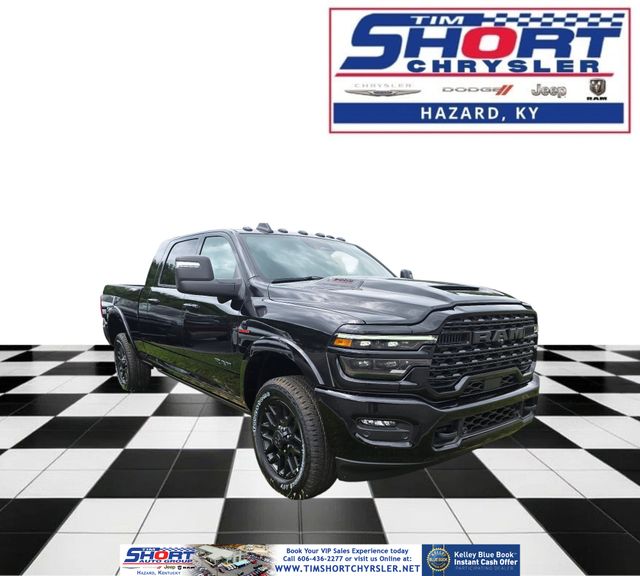Diamond Black Crystal Pearlcoat 2026 RAM 2500 Pickup Truck Four-Wheel Drive 8-Speed Automatic