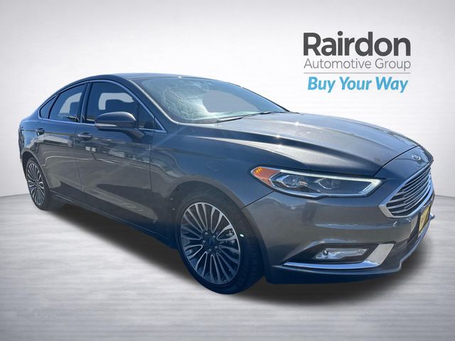 Gray (Magnetic) 2018 Ford Fusion Titanium AWD Sedan All-Wheel Drive 6-Speed Automatic