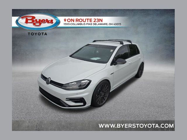 Oryx White Pearl 2019 Volkswagen Golf R AWD Hatchback All-Wheel Drive 7-Speed Dual Clutch
