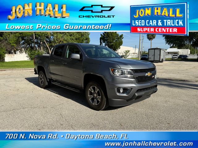 Gray (Satin Steel Metallic) 2018 Chevrolet Colorado Pickup Truck Four-Wheel Drive 8-Speed Automatic