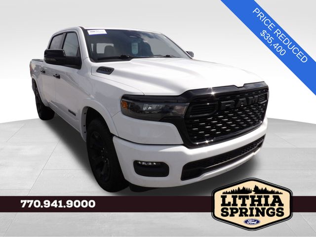 Bright White Clearcoat 2025 RAM 1500 Pickup Truck 4X2 8-Speed Automatic
