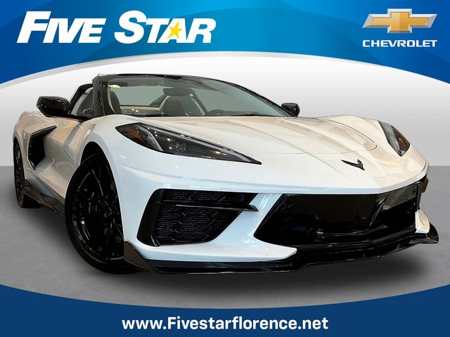 Arctic White 2024 Chevrolet Corvette Convertible Rear-Wheel Drive 8-Speed Dual Clutch