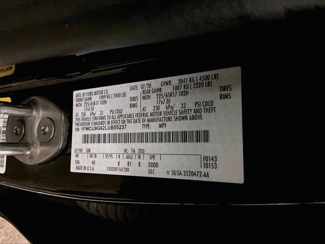 2020 Ford Escape SE Black at Phil Fitts Ford