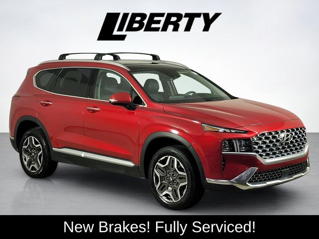 Calypso Red 2022 Hyundai Santa Fe SUV / Crossover All-Wheel Drive Automatic
