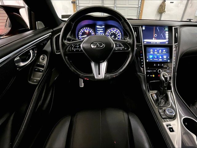 2018 INFINITI Q60 Red Sport 400 Red at Phil Fitts Ford