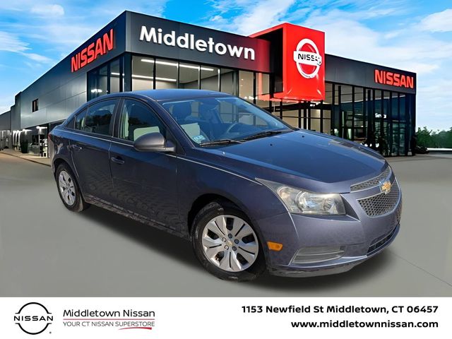 Atlantis Blue Metallic 2014 Chevrolet Cruze Sedan Front-Wheel Drive 6-Speed Automatic Overdrive