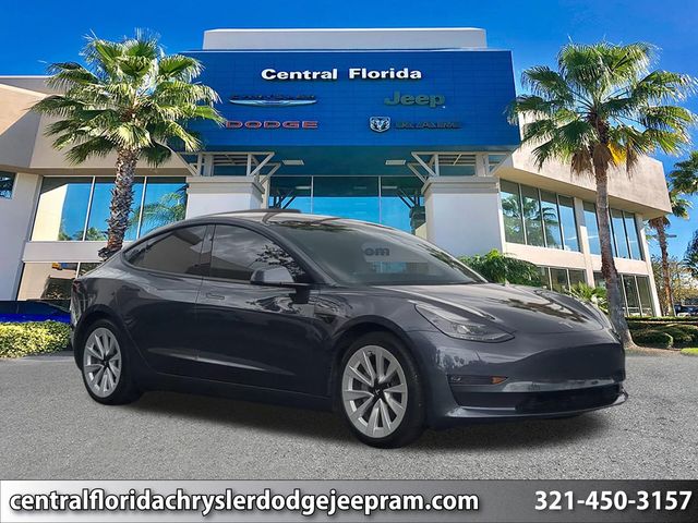 Stealth Gray 2022 Tesla Model 3 Long Range AWD Sedan All-Wheel Drive 1-Speed Automatic
