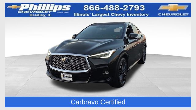 Mineral Black 2023 INFINITI QX55 SUV / Crossover All-Wheel Drive Continuously Variable Transmission