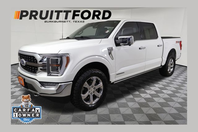 Star White Metallic Tri-Coat 2021 Ford F-150 Pickup Truck Four-Wheel Drive Automatic