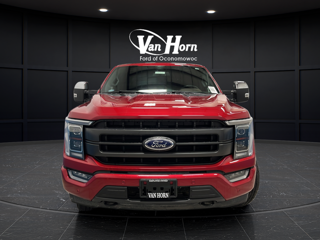 Used 2022 Rapid Red Metallic Tinted Clearcoat Ford Lariat image 2
