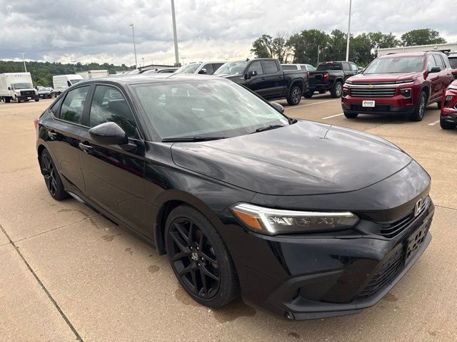 Crystal Black Pearl 2024 Honda Civic Sport FWD Sedan Front-Wheel Drive Continuously Variable Transmission