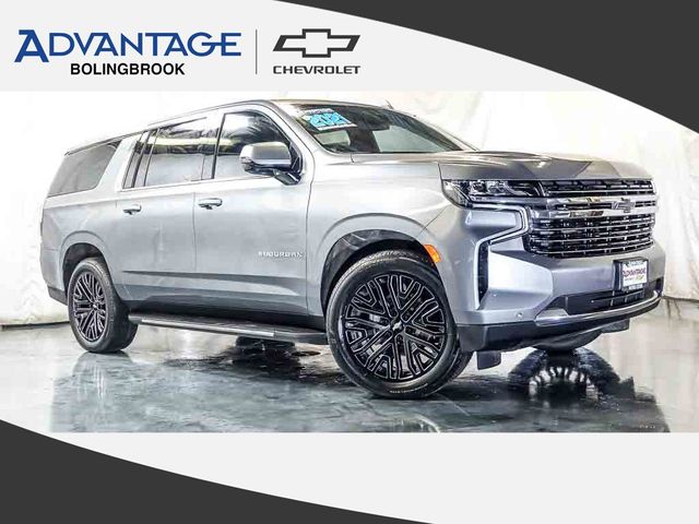 Gray (Satin Steel Metallic) 2021 Chevrolet Suburban SUV / Crossover Four-Wheel Drive