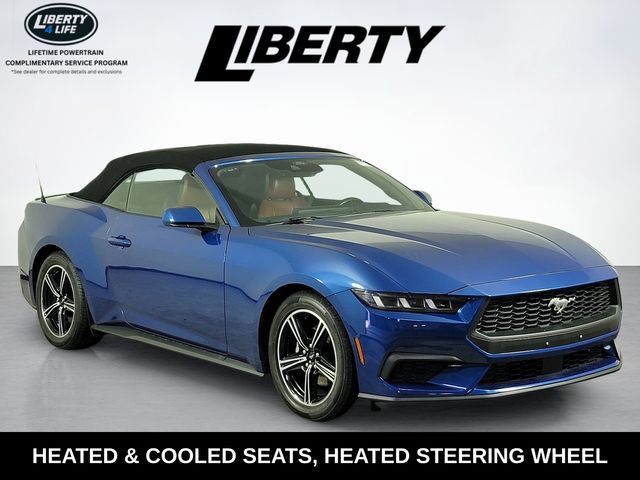 Atlas Blue Metallic 2024 Ford Mustang Convertible Rear-Wheel Drive Automatic