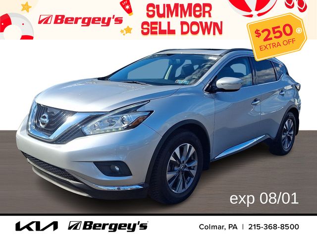 Brilliant Silver Metallic 2015 Nissan Murano SUV / Crossover All-Wheel Drive Continuously Variable Transmission