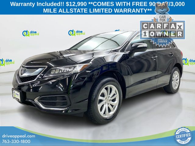 Crystal Black Pearl 2016 Acura RDX AWD with Technology Package SUV / Crossover All-Wheel Drive 6-Speed Automatic