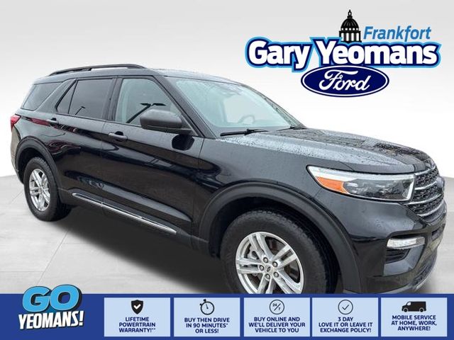 Agate Black Metallic 2023 Ford Explorer SUV / Crossover All-Wheel Drive Automatic