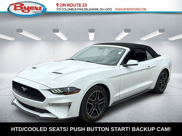 Oxford White 2020 Ford Mustang EcoBoost Premium Convertible RWD Convertible Rear-Wheel Drive Automatic