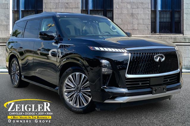 Mineral Black 2025 INFINITI QX80 SUV / Crossover All-Wheel Drive 9-Speed Automatic