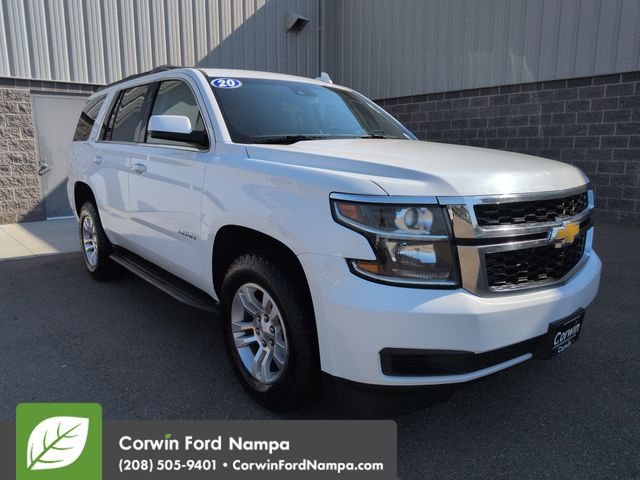 Summit White 2020 Chevrolet Tahoe SUV / Crossover Four-Wheel Drive 6-Speed Automatic Overdrive