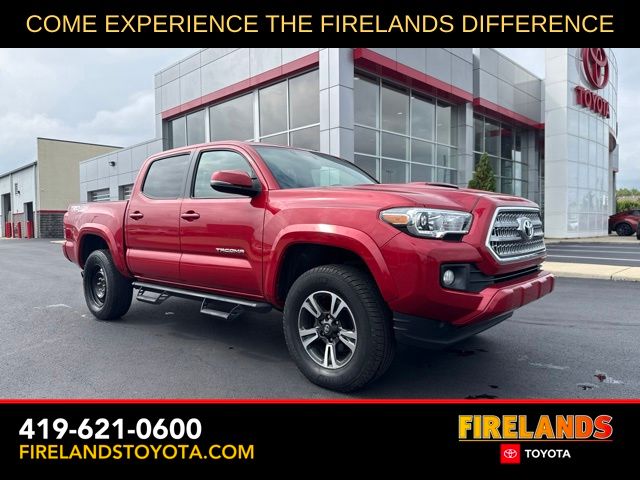 Barcelona Red Metallic 2017 Toyota Tacoma Pickup Truck Four-Wheel Drive 6-Speed Automatic