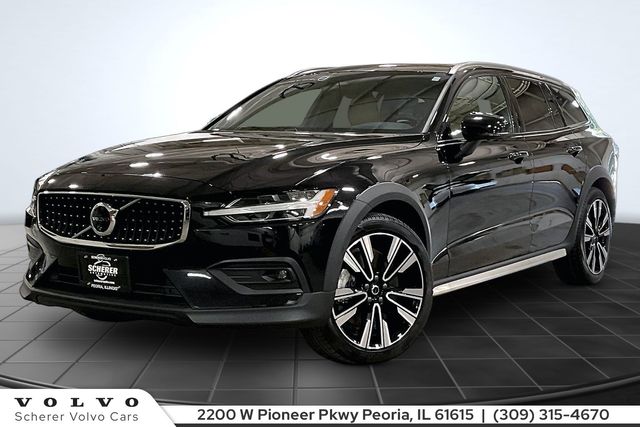 Onyx Black Metallic 2025 Volvo V60 Wagon All-Wheel Drive Automatic