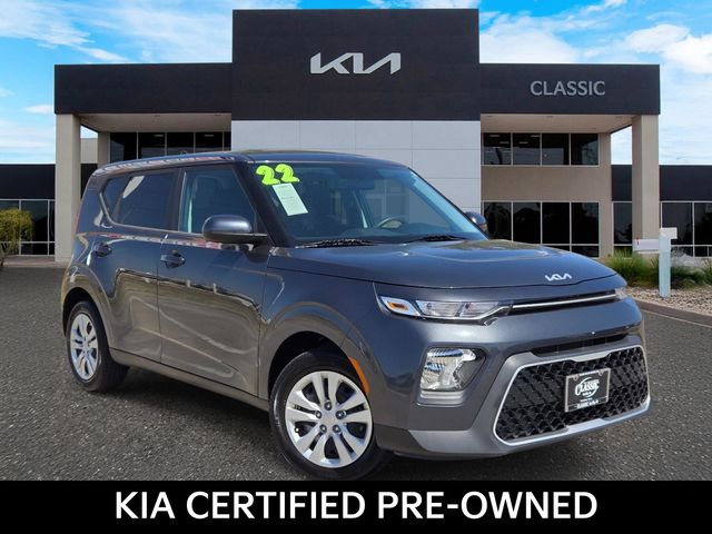Gravity Gray 2022 Kia Soul SUV / Crossover Front-Wheel Drive Continuously Variable Transmission