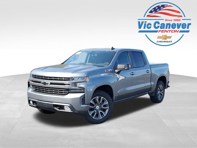 Gray (Satin Steel Metallic) 2019 Chevrolet Silverado 1500 Pickup Truck Four-Wheel Drive 8-Speed Automatic