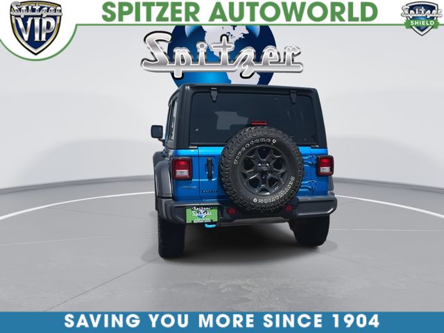 Certified Used 2023 Blue Jeep Willys 4xe image 8