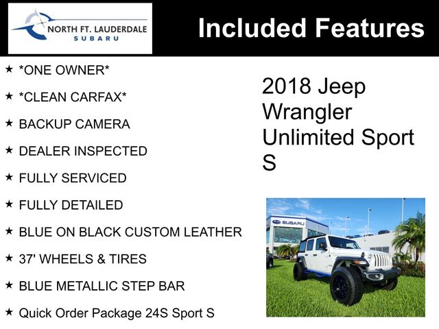 2018 Jeep Wrangler Unlimited Sport S 2